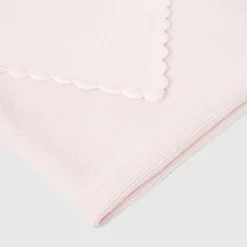 Jacadi Sleeping Bags And Blankets|Sleeping Bags And Blankets|Scalloped blanket Jacadi pale Pink