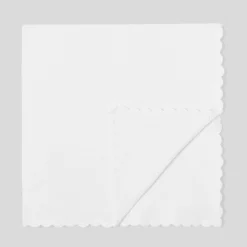 Jacadi Sleeping Bags And Blankets|Sleeping Bags And Blankets|Scalloped blanket Jacadi White