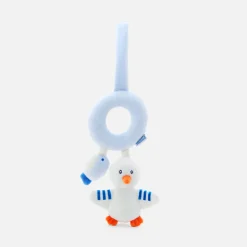 Jacadi Plush And Activity Toys|Plush And Activity Toys|Seagull and fish rattle White/Blue