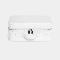 Jacadi Diaper Bags And Toiletry Bags|Diaper Bags And Toiletry Bags|Small cotton baby suitcase Jacadi soft white