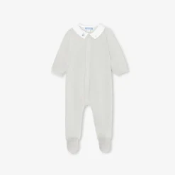 Jacadi Pajamas|Pajamas|Velvet baby pajamas Grey