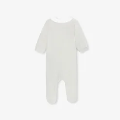 Jacadi Pajamas|Pajamas|Velvet baby pajamas Grey