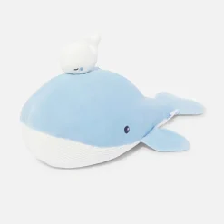 Jacadi Plush And Activity Toys|Plush And Activity Toys|Whale activity plush toy White/Blue