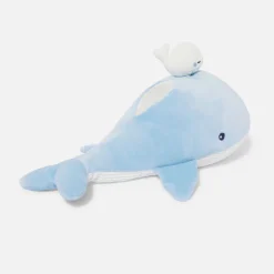 Jacadi Plush And Activity Toys|Plush And Activity Toys|Whale activity plush toy White/Blue